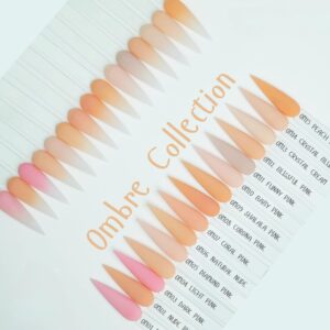 OMBRE COLLECTION | 15 OMBRE COLOR POWDER | ACRYLIC POWDER | CLLAM (Whole Set 15 Colors)