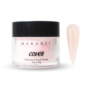 MakarttPro Vanilla Cream Acrylic Nail Powder – 2oz Cover Powder for Nail Extensions & Sculpting – Professional Use