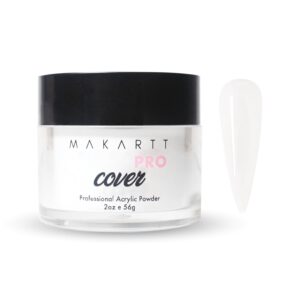 MakarttPro Ivory Lace Acrylic Nail Powder – Milky White 2oz Cover Powder for Nail Extensions> Overlays & Sculpting – Professional Use