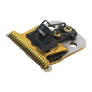 INGQI Trimmer Stainless Steel Replacement Blade, Gold Hair Cut Blade Shape “T” for Andis Slimline Pro Li D8 Trimmer
