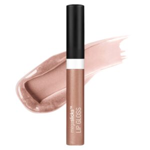 wet n wild MegaSlicks Lip Gloss, Ultra-Glossy, Vitamin-E Enriched, Ultra-Gloss High Shine Moisturizing, Cruelty-Free & Vegan – Rose Gold
