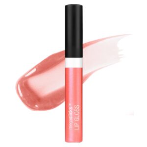 wet n wild MegaSlicks Lip Gloss, Ultra-Glossy, Vitamin-E Enriched, Ultra-Gloss High Shine Moisturizing, Cruelty-Free & Vegan – Strawberry Ice