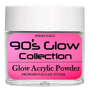 SHEBA NAILS Glow In The Dark Acrylic Powder 90s Flash Back – 1OZ. – Leggings