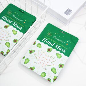 Generic 3pcs Avocado & Perilla Leaf ManicureHand Mask> Natural Avocado> PerillaLeaf Extract