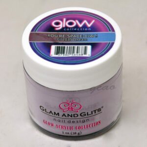 Glam and Glits ACRYLIC Glow in the Dark Nail Powder – You’re-Space-Cial 2035