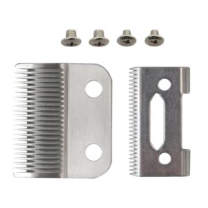 1 Pack Blade Fit for Wahl Professional Precision 2-Hole Stagger-Tooth Home Use Clipper Blade, Deluxe