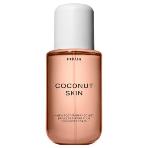 PHLUR Coconut Skin Body Mist – Hair & Body Mist for Women & Men Fragrance – Coconut Body Spray with Caramel, White Florals, Sandalwood & Amber (8 Fl Oz)