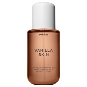 PHLUR Vanilla Skin Body Mist – Hair & Body Mist for Women & Men Fragrance – Vanilla Body Spray with Pink Pepper, Cashmere Wood & Sandalwood (8 Fl Oz)