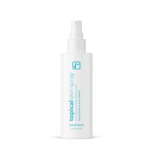 BRIOTECH Topical Skin Spray, Hypochlorous Acid Spray for Sensitive Skin, HOCl Facial Mist, Full Body Support Against Irritation, Calm Redness, Soothe Foot & Scalp, 2 oz Travel Size (2 Pack)