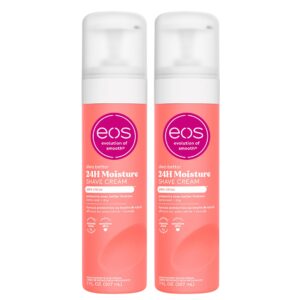 eos Shea Better Shaving Cream- Pink Citrus, Women’s Shave Cream, Skin Care, 7 Fl Oz (Pack of 2)