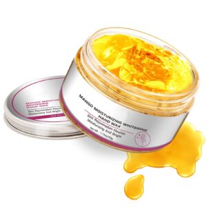 DAGEDA Hand Mask> Mango Peel-off Hand Wax Exfoliating Moisturizing Nourishing Rejuvenation Skin> Deep Hydration Bright Hand Masks for Dry Cracked Wrinkle Hand（1.75oz/50g）