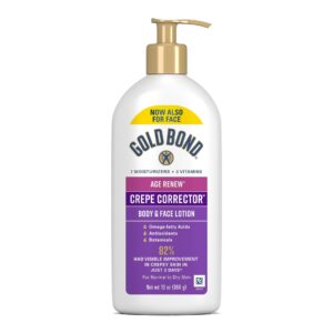 Gold Bond Age Renew Crepe Corrector Body Lotion, Replenishing & Smoothing Formula, 13 oz (Packaging May Vary)