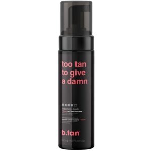 b.tan Ultra Dark Self Tanner Mousse | Too Tan – Best, 1 Hour Express Sunless Tanning Foam, Gold Bronzing Glow, No Fake Tan Smell, Face & Body, Vegan, Cruelty & Paraben Free, 6.7 Fl Oz
