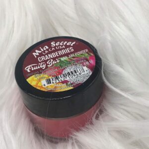 Mia Secret Professional acrylic powder Fruity Bar collection 12 piece or single jar Pick Yours (CRANBERRIES)