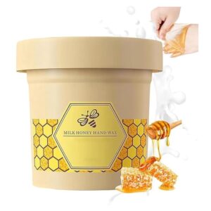 Yeehoosex Honey Milk Wax Hand Mask> 300g Honey Tear-off Mask> Milk Honey Hand Exfoliating Mask> Deep Moisturizing> Reduces Dryness and Roughness