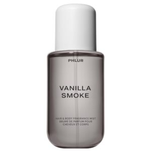 PHLUR Vanilla Smoke Body Mist – Hair and Body Mist for Women & Men Fragrance – Cashmere Vanilla Body Spray with Pink Pepper, Bergamot, Tonka Bean & Incense (8 Fl Oz)