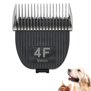 Ruzros Flash Clipper Professional Detachable Replacement Blades，Compatible with Kenchii Flash Clipper Blade, Black (4 FC)
