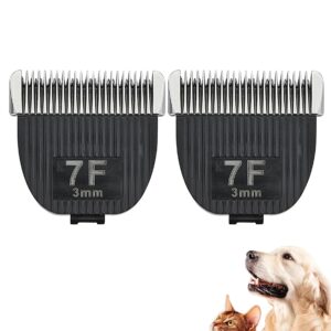 Ruzros Flash Clipper Professional Detachable Replacement Blades，Compatible with Kenchii Flash Clipper Blade, Black (7 FC (2 Pack))