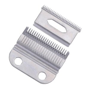 Healeved 2 Pack Hair Trimming Blades Stainless Steel Replacement for Electric Clippers for Home Travel