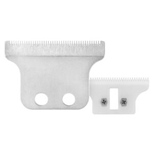 Adjustable 2 hole Double Wide Trimmer Replacement Blade #2215 Compliable with Detailer Corded, Detailer Cordless. 5 star Series Detailer 8081 (Ceramic + Sliver Blade)