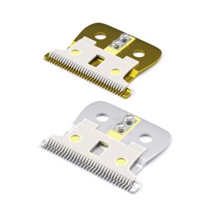 Replacement for T outliner Blades Compatible with Andis T Outliner 04710 04521 04775, Andis GTX GTO GO SL Clipper Trimmer(2 Pack)