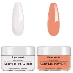 Acrylic Powder for Nail Art Set 2 Colors Acrylic Powder Exquisite Nail Powder Long Lasting Powder Acrylic Superior Adhesion Acrylic Core Powder Multipurpose and Durable Acrylic Nail Powder Crafts