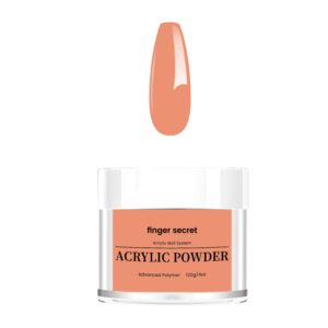 Finger Secret Acrylic Powder for Acrylic Nails Acrylic Nail Art> Advanced Polymer> 4 oz 120g (Nude> 4oz/120g)