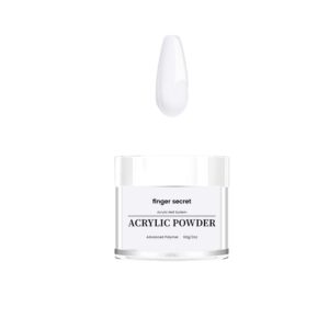 Finger Secret White Acrylic Powder 2oz/60g for Acrylic Nails Acrylic Nail Art> Advanced Polymer Acrylic Nails Powder
