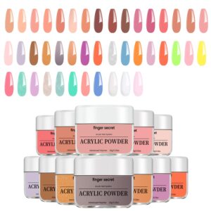 Acrylic Powder for Nail Art Set A 43 Colors Acrylic Powder Exquisite Nail Powder Long Lasting Powder Acrylic Superior Adhesion Acrylic Core Powder Multipurpose and Durable Acrylic Nail Powder Crafts