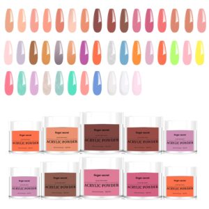 Acrylic Powder for Nail Art Set F 43 Colors Acrylic Powder Exquisite Nail Powder Long Lasting Powder Acrylic Superior Adhesion Acrylic Core Powder Multipurpose and Durable Acrylic Nail Powder Crafts