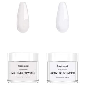 Acrylic Powder for Nail Art Set 2 Colors Acrylic Powder Exquisite Nail Powder Long Lasting Powder Acrylic Superior Adhesion Acrylic Core Powder Multipurpose and Durable Acrylic Nail Powder Crafts