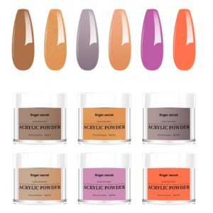 Acrylic Powder for Nail Art Set D 6 Colors Acrylic Powder Exquisite Nail Powder Long Lasting Powder Acrylic Superior Adhesion Acrylic Core Powder Multipurpose and Durable Acrylic Nail Powder Crafts