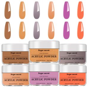 Acrylic Powder for Nail Art Set D 6 Colors Acrylic Powder Exquisite Nail Powder Long Lasting Powder Acrylic Superior Adhesion Acrylic Core Powder Multipurpose and Durable Acrylic Nail Powder Crafts