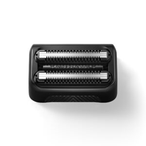 MANSCAPED® The Chairman™ PRO Men’s Replacement Stubble Trimmer Blade – SkinSafe® Stainless Steel Trimmer Blade for Face Shaver, with 2 Length-Setting Combs, Magnetic Blade Head Attachment (1-Pack)