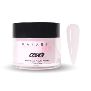 MakarttPro Pink Champagne Acrylic Powder 56g/2oz – Cover Nail Powder for Nail Extension & Sculpting – Professional Use for Salons & Technicians