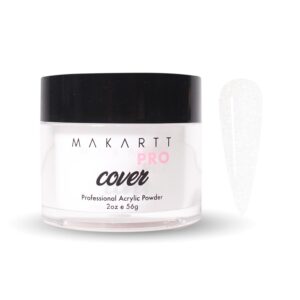 MakarttPro Pure Elegance Acrylic Powder 56g/2oz – Cover Nail Powder for Nail Extension & Sculpting – Professional Use for Salons & Technicians