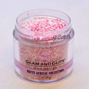 Glam Glits Acrylic Powder 1 oz Pink Velvet MAT622
