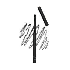 e.l.f. No Budge Retractable Eyeliner, Creamy, Ultra-Pigmented & Waterproof, Creates Bold & Defined Lines, Vegan & Cruelty-Free, Black