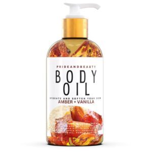 Vanilla Body Oil. After Shower Oil. Skin Hydrating Oil. Body Oil Scented. Body Oils For Women Dry Skin. (Vanilla Buttercream) (8 OUNCES, Amber Vanilla Blossom)