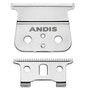 Andis 04850 GTX T-Outliner Stainless Steel Deep Tooth Replacement Blade for Trimmer, Carbon Steel Comfort Edge Blade – Zero Gapped – Polished (Pack of 1)