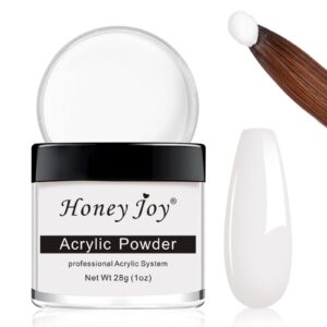 28g/box Acrylic Powder Professional White Clear Red Nude Acrylic Nail French Manicure Powder for Nail Extension Acrylic Nail System> (HJ-NAP017-Milky White)