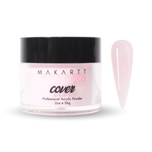 MakarttPro Pink Silk Acrylic Nail Powder – 2oz Cover Powder for Nail Extensions & Sculpting – Professional Use
