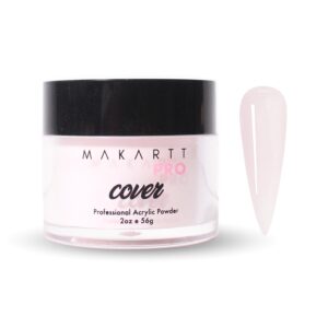 MakarttPro Soft Pink Acrylic Nail Powder – 2oz Cover Powder for Nail Extensions & Sculpting – Professional Use