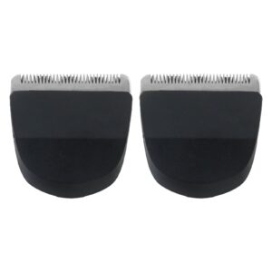 Smaeti 2Pcs Replacement Clipper Blade Compatible for Wahl Peanut Hair Clipper #2068-300 – Black