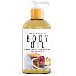 Vanilla Body Oil. After Shower Oil. Skin Hydrating Oil. Body Oil Scented. Body Oils For Women Dry Skin. (Vanilla Buttercream) (4 OUNCES, Berry Vanilla)