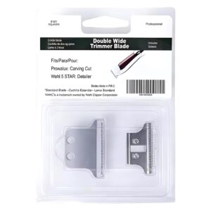 TB-PRO Detailer Trimmer Blade | Professional Adjustable | T-Wide | Sharp Replacement Blade | for Wahl 2215 (Silver)
