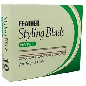 Feather Styling Razor Replacement Blade Fast Cut Model WG-10