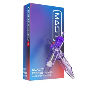 Mast Pro Tattoo Cartridges 20Pcs Disposable Needles Bugpin Round Magnum 1207RM