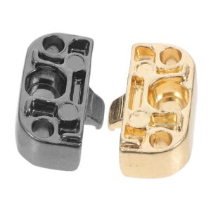 minkissy Hair Clipper Blade Base Mounting Bracket Set 2 Units Iron Alloy for Longevity