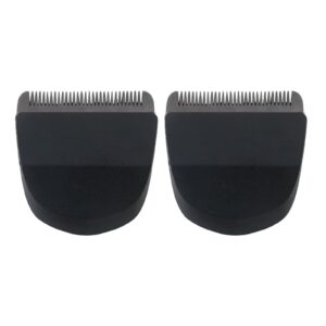 2 Pack Professional Clipper/Trimmer Snap On Replacement Blades #2068-300 – Compatible with Wahl Peanut Hair Clipper/Trimmer, Black